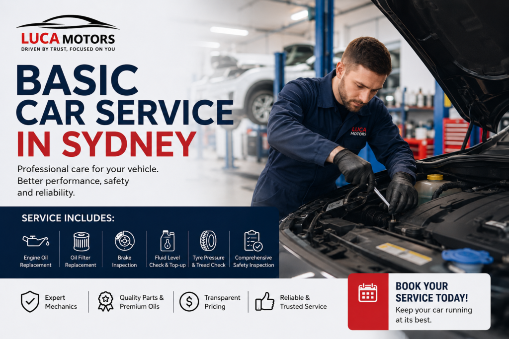 Basic Car Service in Melbourne Sydney