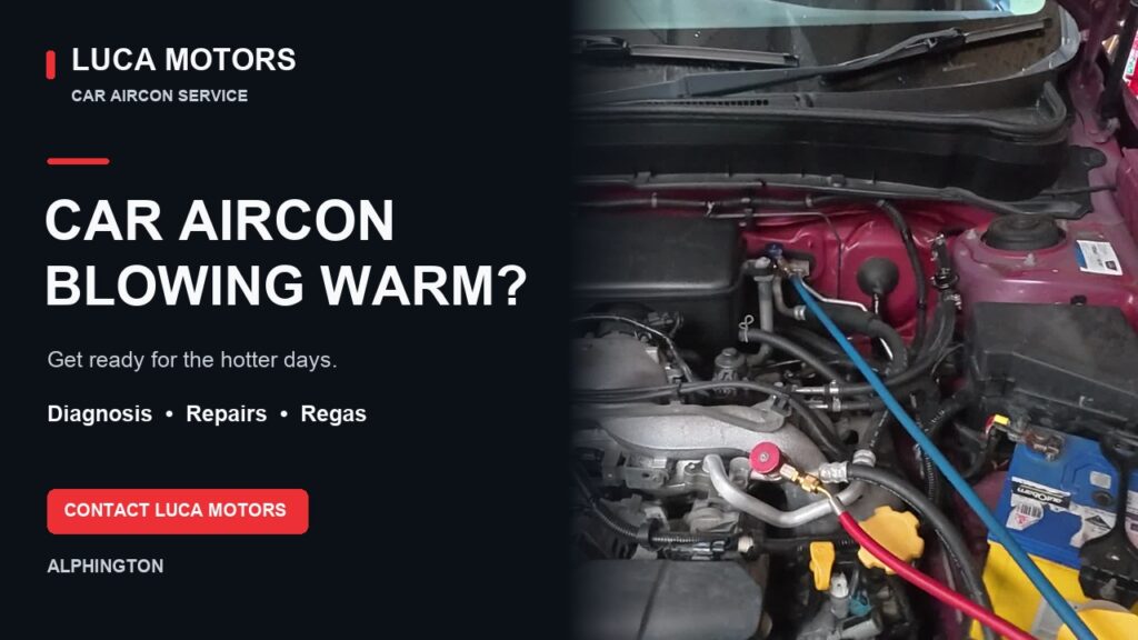 Car Aircon Repairs & Regas in Alphington: Get Ready for Warmer Weather